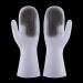 Magic Brush Gloves Dishwashing Brush Housework Gloves Thermal Insulation Kitchen Silicone Laundry Gloves Washing Bowls Gloves Tools