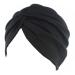 beauty YFJH Chemo Sleep Turban Headwear Scarf Beanie Cap Hat for Cancer Patient Hair Loss Black