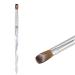Yasterd Acrylic Brush 100% Kolinsky Acrylic Nail Brush Size 8 for Acrylic Application Crimped Oval Crystal Handle Acrylic Brushes for Nails Nail Professional Nail Art Manicure Tool Professional Salon Quality #8 Multi-Crystal