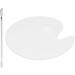 Buy Wnvivi Clear Makeup Palette & Spatula | Acrylic Nail Art Mixing Tray for Makeup & Nail Design - Buy Online on GoSupps.com