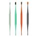 Jkapagzy 4pc 4 Colors Silicone Ear Pick Ear Wax Remover Portable Double End Safety Spoon Health Ear Tool Cleaning Care