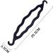 5 Pcs Plastic Bun Shaper Magic Bun Maker Curler Roll Hair Tool Hair Styling Accessories for Women Girls - Buy Online on GoSupps.com