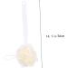 White Healeved Body Scrubber Bath Brush for Shower Massage - Buy Online on GoSupps.com