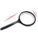 100mm Glass Optical Glass Engineering Plastic Handheld HD Large Mirror 5X Old People Student Child Learn Reading Good Times - Buy Online on GoSupps.com