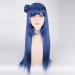 Wig for Love Live! Sunshine!! Tsushima Yoshiko - 70Cm Long Straight Blue Cosplay Wig for Anime Costume Party - Universal Female Fake Hair - Buy Online on GoSupps.com