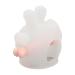 Soothing Silicone Pacifier Toys for Babies | Comfortable Chewable & Washable Teething Relief - Transparent Pink - Buy Online on GoSupps.com