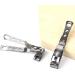UNbit Nail Clipper Adult Nail Clippers Stainless Steel Silver Nail Clippers 9.5cm 360 Degree Rotating Stainless Steel Nail Clippers - Buy Online on GoSupps.com