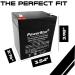 PowerStar 12V 5AH Replacement Battery for Long Way LW-6FM5.5A - International Shipping Available - Buy Online on GoSupps.com
