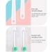 Silicone Body Scrubber Exfoliator Back Brush with Long Handle for Shower - Soft Bristles, Non-Slip, BPA-Free - Shower Scrubber for Men and Women - Buy Online on GoSupps.com