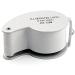 Plauauyt Jewellers Lens Glass Loupe 40X 25mm Eye Magnifier 2 Lights - Buy Online on GoSupps.com
