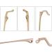 Dookaa Glasses Brackets - Metal Spare Parts for Sunglasses Repair - 1mm Double Tooth Spacing - Black - Shop Internationally! - Buy Online on GoSupps.com