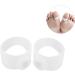 SOIMISS 15 Pairs Magnetic Toe Rings & Silicone Gel Toe Separators for Women - Foot Slimming Tools & Massage - White - Buy Online on GoSupps.com