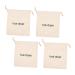 Baluue 20 Pcs Hair Dryer Storage Bag Portable Dryer Travel Hair Dryer Traveling Makeup Bag Beige Fabric