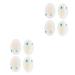 GLEAVI 8 Pcs Shoe Inserts Silicone Shoe Pads Silicone Heel Pads Silicone Gel Shoe Pad Pads Stickers Sports Shoes Men and Women