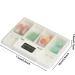 Automatic Pill Organizer - 4 Compartment Tablet Dose with 8 Alarms Intelligent Timer for Daily Use - White - Buy Online on GoSupps.com