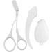 Professional Eyebrow Trim & Face Razor for Women | Eyebrow Scissors Trimmer Comb & Accessories - F9J2 - Buy Online on GoSupps.com