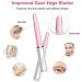 Nasal Hair Trimmer for Women | 2-in-1 Touch Beauty Eyebrow & Nose Hair Cutter AG-1458A (Pink) Painless Precision Remover for Ears & Face - Buy Online on GoSupps.com