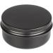 Zeoabsy 10 Pieces 50ml Matte Black Aluminum Empty Jars - Round Doses with Screw Cap for International Shipping - Buy Online on GoSupps.com