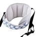 KAKIBLIN Adjustable Toddler Car Seat Head Support Band Child Head Support for Car Seat Carseat Straps Cover Safety Car Seat Neck Relief Grey