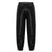 Aislor Unisex Girls Boys Glitter Sequins Hip Hop Jazz Dancing Pants Street Dance Competition Trousers Black Pant 8-10 Years