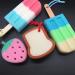 Bath Sponge Shower Scrubber 2Pcs Ice Cream Bath Ball Random Style - Pack of 2 - Buy Online on GoSupps.com