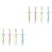 Healeeved 8 STK infant toothbrush toothbrush made of silicone toothbrush baby training toothbrush toothbrushes bite ring made of silicone bristle toothbrush clean training brush toddler