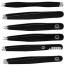 Haryali London eyebrow tweezers set stainless steel beveled and lace lace hair removal tweezers for ingrown hair eyelash extensions & eyebrow plucking for women