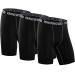 isnowood Compression Shorts for Men Spandex Running Workout Athletic Underwear Large 3new Black