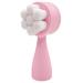 Ipetboom Double Sided Facial Cleansing Brush Lady Facial Brush Silicone Face Scrubber Brush for Face Cleaning Brush Female Facial Brush Silica Gel 3d Pores Makeup Brush Pink
