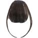 BOKIOESDE Salon-worthy Bangs With These Clip In Hair Extensions Giving Freedom To Rock Bang At Crown Of Head. Bang Effortlessly brownish black - Buy Online on GoSupps.com