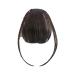 rongweiwang Endless Style Options With These Clip In Hair Extensions Creating 3D Clip In Bangs Tape In Hair Extensions Human Hair brownish black