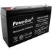 Buy PowerStar 6 Volt Rechargeable Battery (2-Pack) - Replaces LC-R0612P ML12-6F2 PS-6100 D5778 UB6120 F2/F1-12AH for International Shipping - Buy Online on GoSupps.com