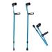 Adult Armpit Crutches Aluminum Foldable Canes Open Cuff Adjustable Walking Sticks for Women Men Seniors/1Pcs Lucky Star