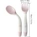2pcs Tomedeks Infant Feeding Training Spoon and Fork Set - Yellow/Pink - Buy Online on GoSupps.com