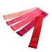LOLROO Resistance Bands Skin-Friendly Resistance Fitness Exercise Loop Bands Non-Slip Elastic Loop Workout Bands for Home Gym Strength Pilates Yoga and Stretch - Travel Carrying Case Included Purple-pink