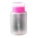 Push-down donor 150ml nail polish remover pump empty bottle donor alcohol liquid push-down pump bottle oil liquid (pink)