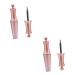 WOONEKY 4 Pcs Liquid Eyeliner Mascara Glow Gel Sticky Eyelashes Highlight Makeup Accessories Titanium Oxide