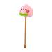 Lurrose plushhammer massage hammer beat caricature portable foot massage device Cartoon-massage hammer knocking hammmer massage leg massage gear arm massage tab earth-colored combo plates wood pink 25x12cm