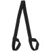 Yoga mat Straps for Carrying,2 Adjustable Loops Yoga mat Shoulder Straps Sling,Durable Cotton Yoga Strap Carry(black)