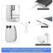 GeRRiT Cordless Water Flosser - Portable & Rechargeable Oral Irrigator | IPX7 Waterproof 3 Modes 200ml Tank | Perfect for Home Travel Braces & Bridge Care - Colo Black - Buy Online on GoSupps.com
