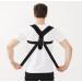Adjustable Upper Back Brace & Posture Corrector for Pain Relief | Support for Neck Spine & Shoulders - Unisex (Black - Buy Online on GoSupps.com