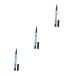 FOMIYES 3pcs Black Waterproof Eyeliner Women Eyeliner Liquid Liner Eyeline Pencil Liquid Eyeliner No Smudge 1 count (Pack of 1) As Shownx3pcs