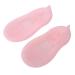 Silicone socks moisturizing gel socks Foot-Anti-Riss protection foot care tool prevention socks for dry feet ankles cracked heel repair foot care socks (Pink L)