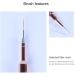 Duontyye Liner Brush for Nails Metal Handle Professional Nail Design Brush Set - Buy Online on GoSupps.com