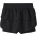 Girls Low Waist Black Sports Shorts with Pockets | Size 10-11 Years - Buy Online on GoSupps.com