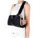 Solmyr Arm Sling for Broken Fractured Bones Elbow Wrist, Adjustable Shoulder Immobilizer & Rotator Cuff Support Brace, Split Strap and Waistband, Universal for Left and Right Arms, Men and Women(M) M-Arm sling with Waistband