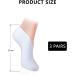 LAWALEISHE 3 Pairs Breathable Moisturising Socks for Overnight Hydration Reusable Foot Care Socks for Dry Cracked Feet Relief Soft Cotton - Buy Online on GoSupps.com