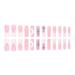 Foccna Extra Long White Press-On Nails | French Square Fake Nails with Crystal Flowers | 24PCS Acrylic Full Cover Nail Tips for Women & Girls - Buy Online on GoSupps.com