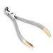 Stainless Steel Orthodontic Cutter for Braces 45 Elbow Distal End Plier with Comfort Grip Dental Instrument