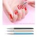 3PCS Nail Art Liner Brushes - UV Gel Painting Acrylic Design Pens (7/9/11mm) - Buy Online on GoSupps.com